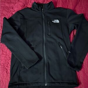 The North Face full zip black jacket